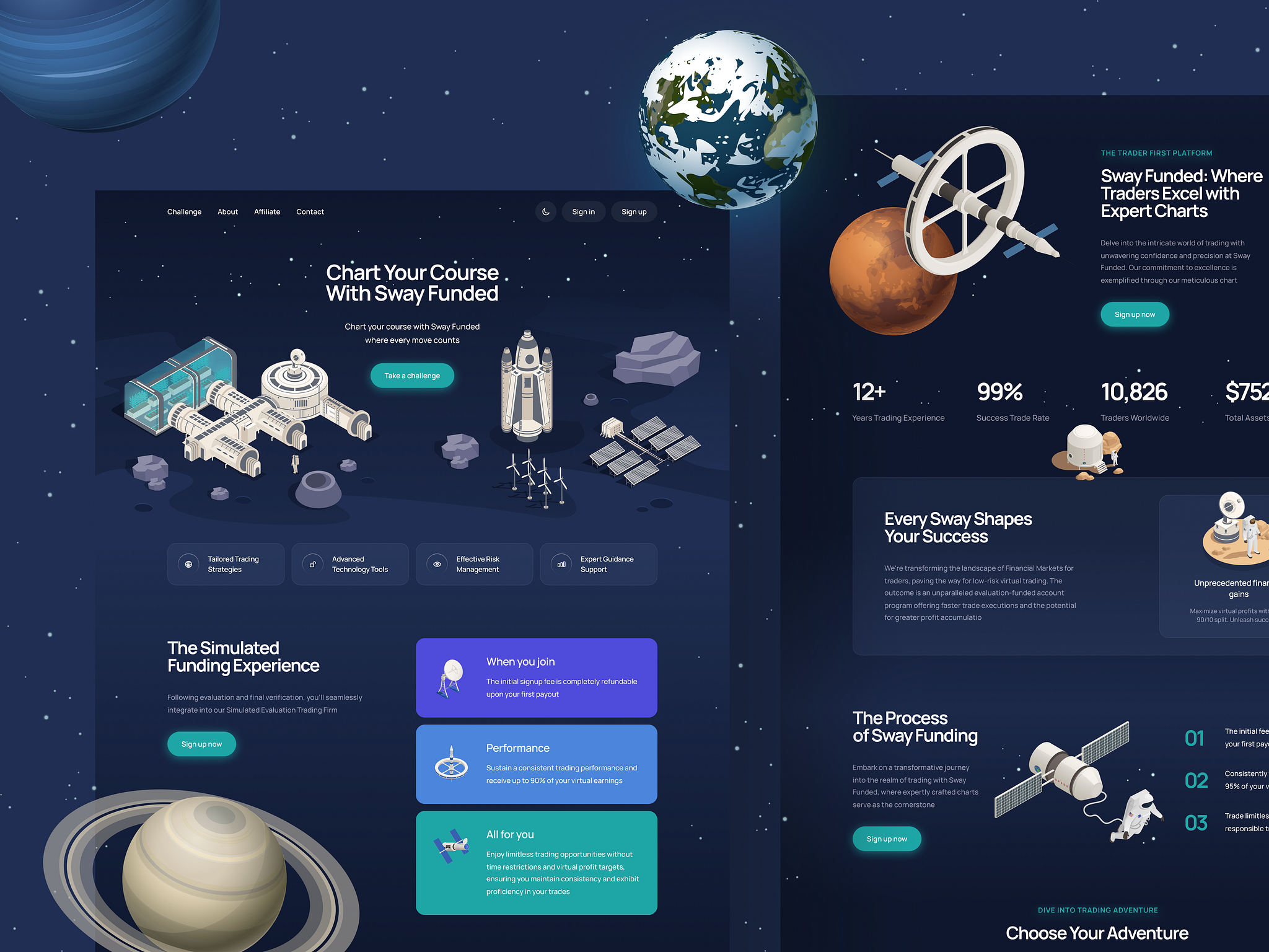 Spaace.io real-time NFT trading stats dashboard