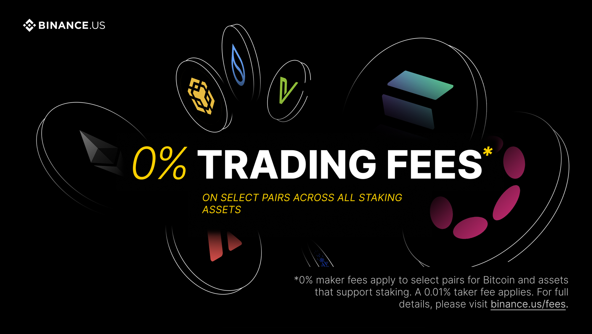 Binance crypto asset selection