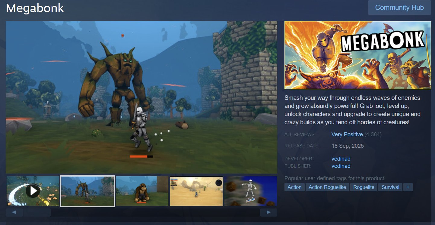 Megabonk developer community engagement