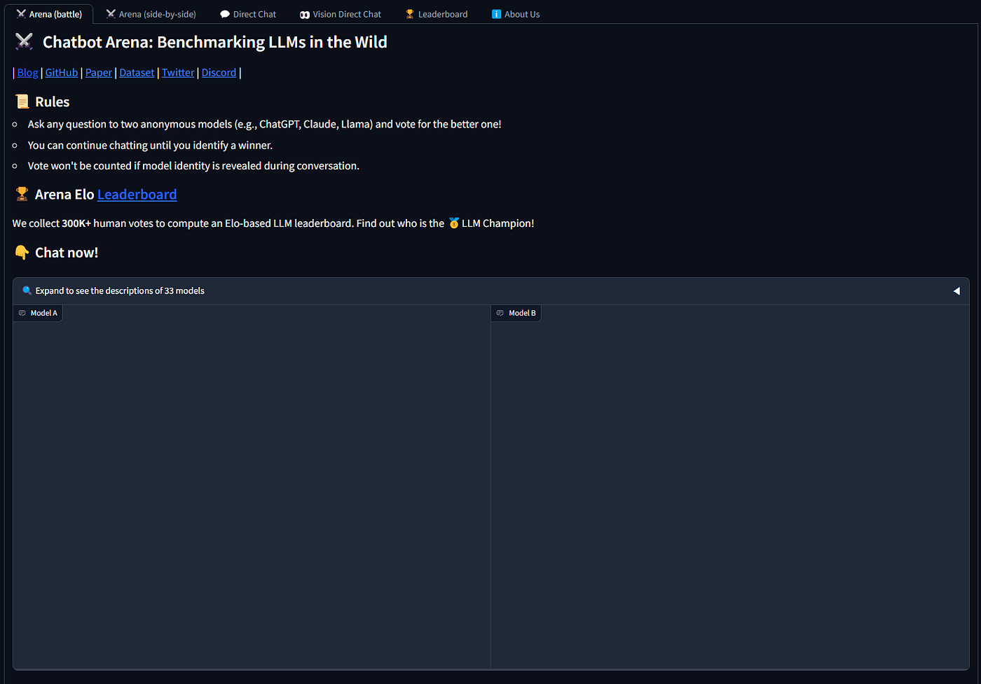 LMSYS Chatbot Arena leaderboard