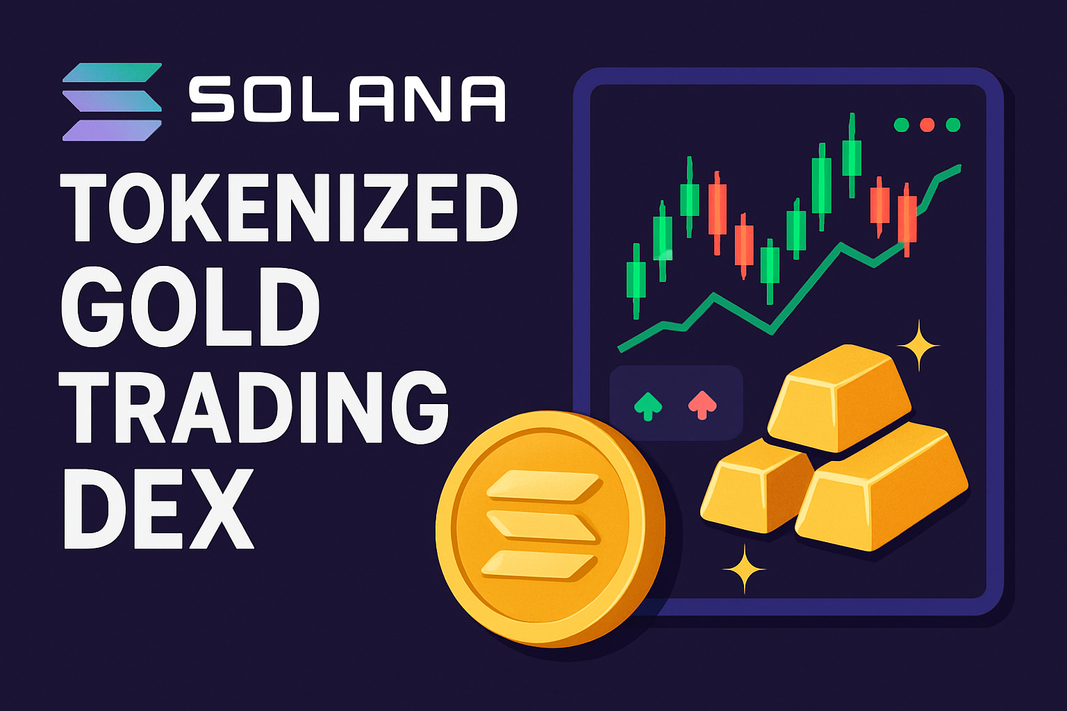 Solana tokenized gold trading DEX