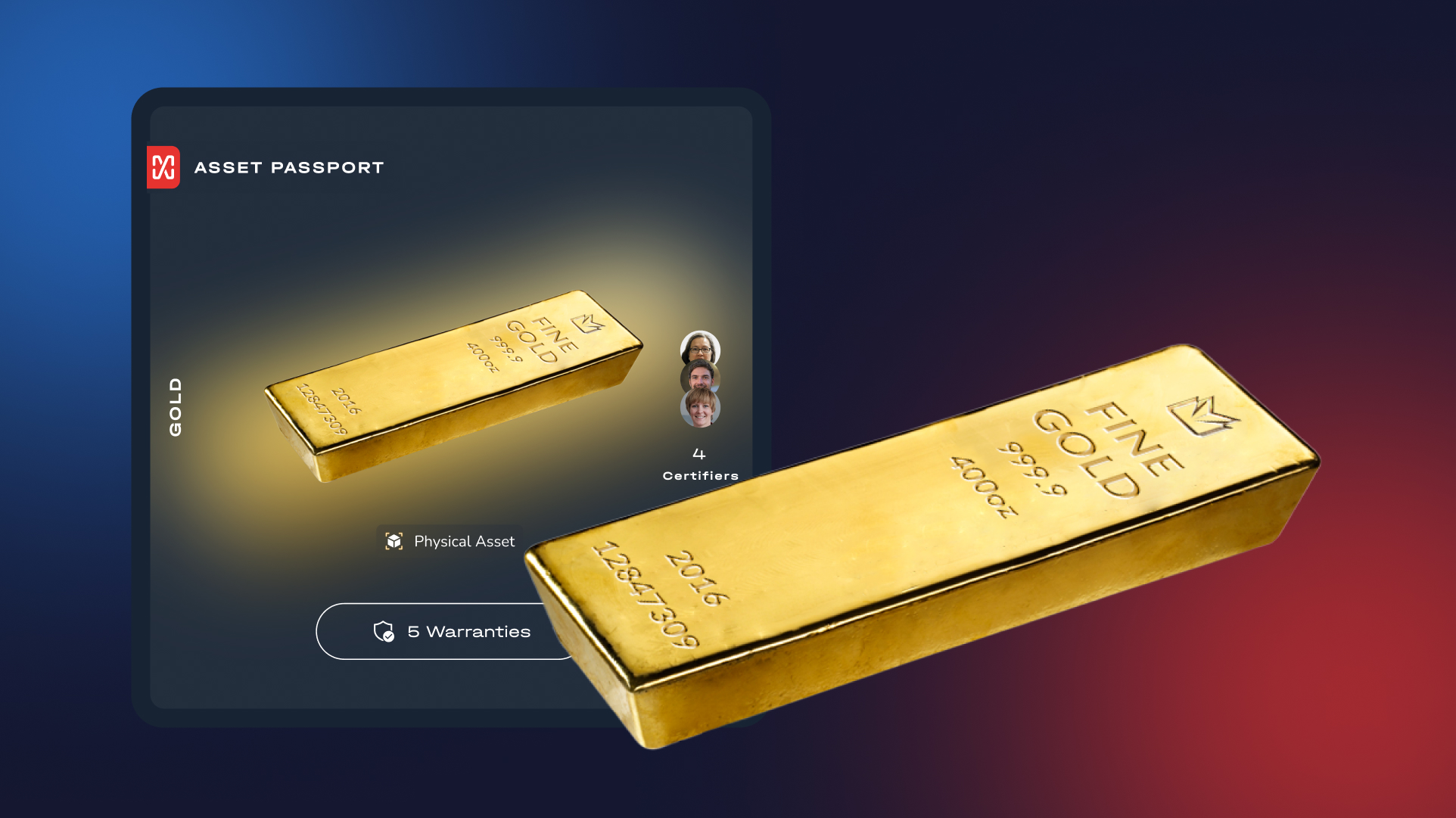 tokenized gold vault physical backing