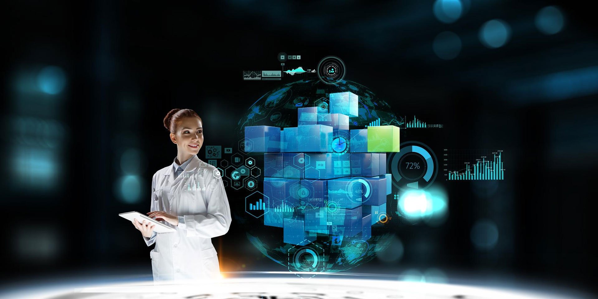 Encrypted health data management blockchain FHE