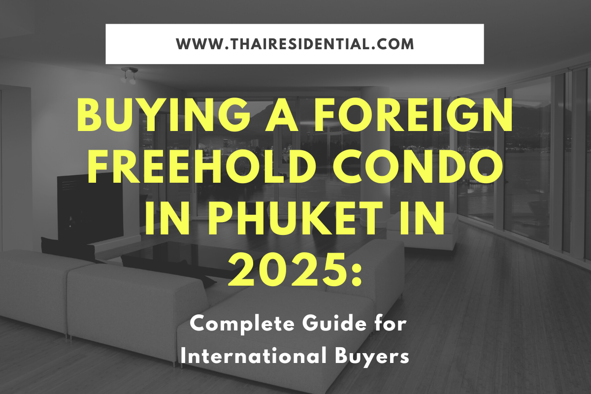 Thailand condominium foreign ownership law infographic