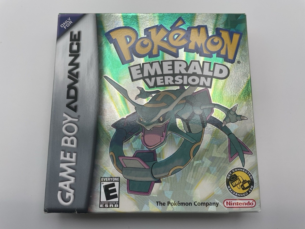 Pokémon Emerald GBA box art