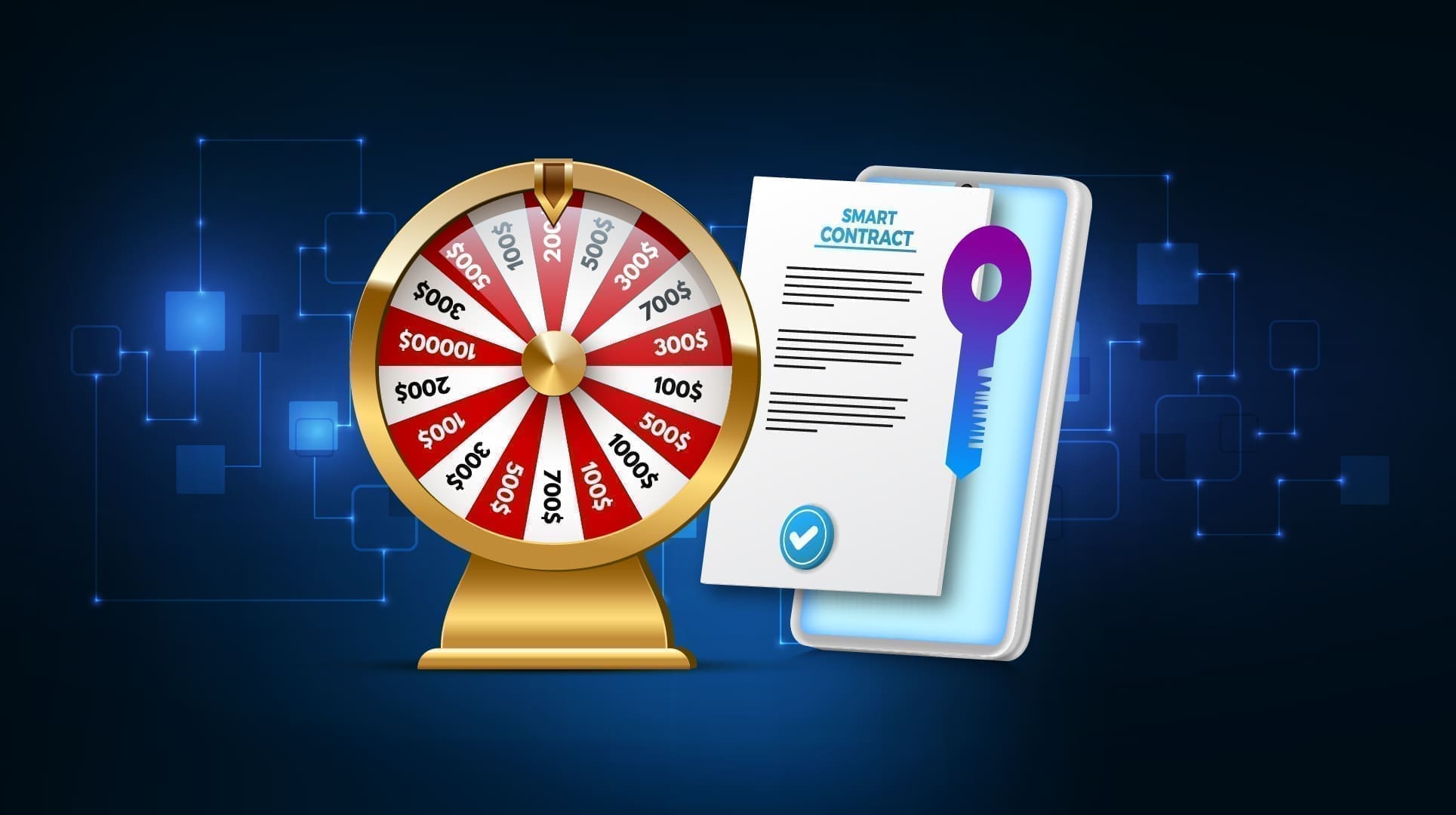 on-chain raffle draw DeFi