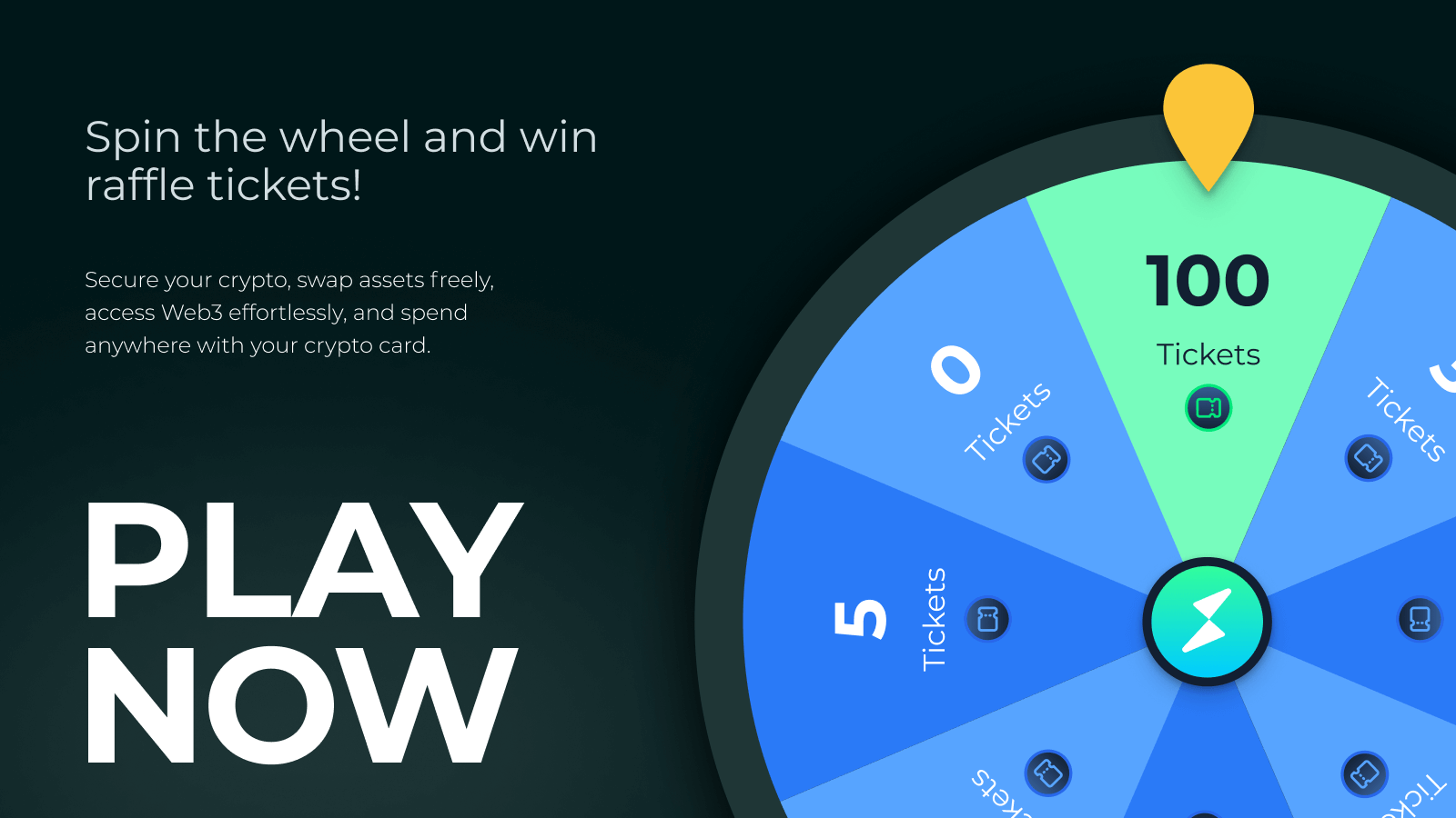 THORWallet DeFi raffle interface screenshot
