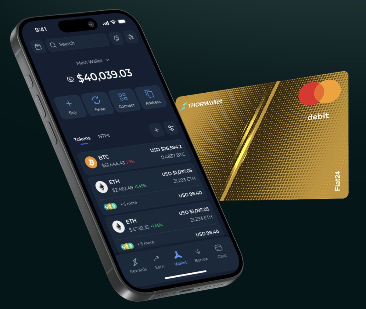 THORWallet DeFi wallet interface