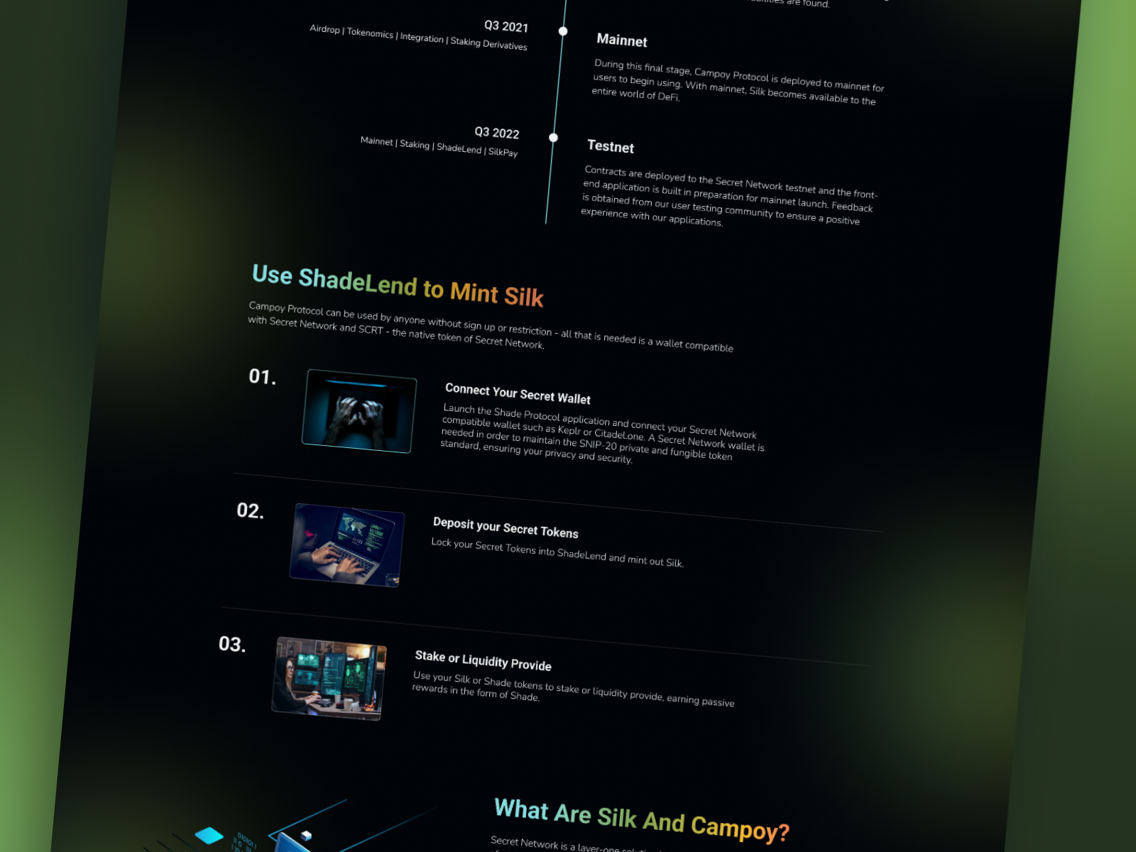 Secret Network user experience DeFi