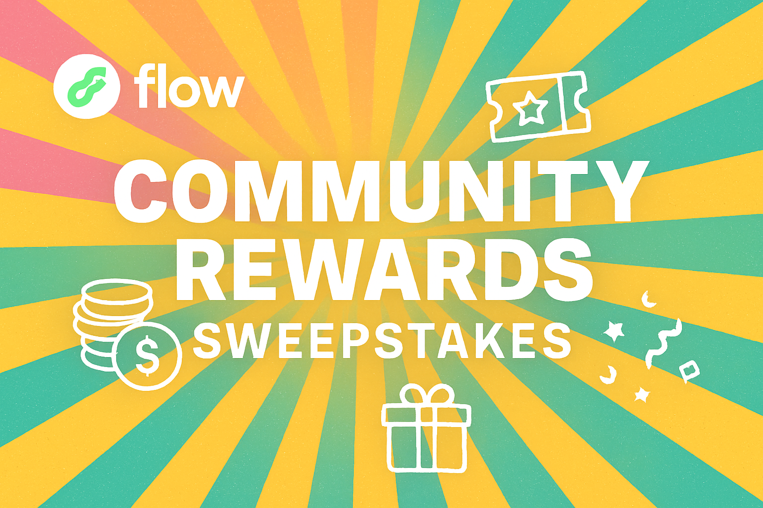 Flow blockchain community rewards sweepstakes