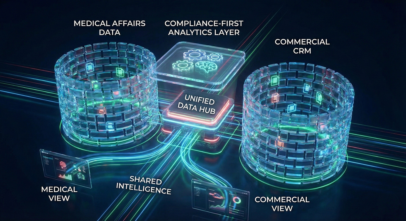 siloed compliance systems diagram
