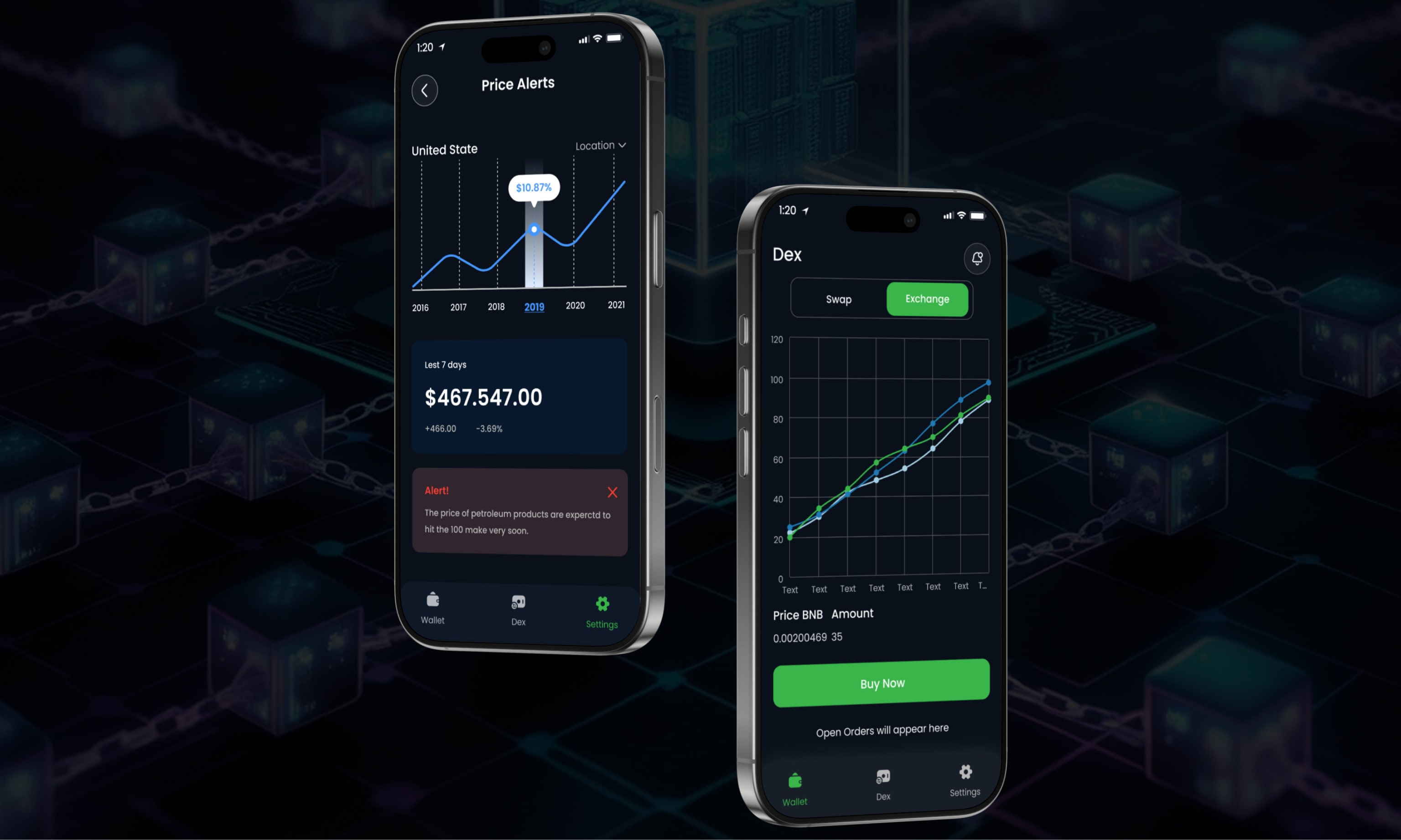 Augur blockchain prediction market dashboard