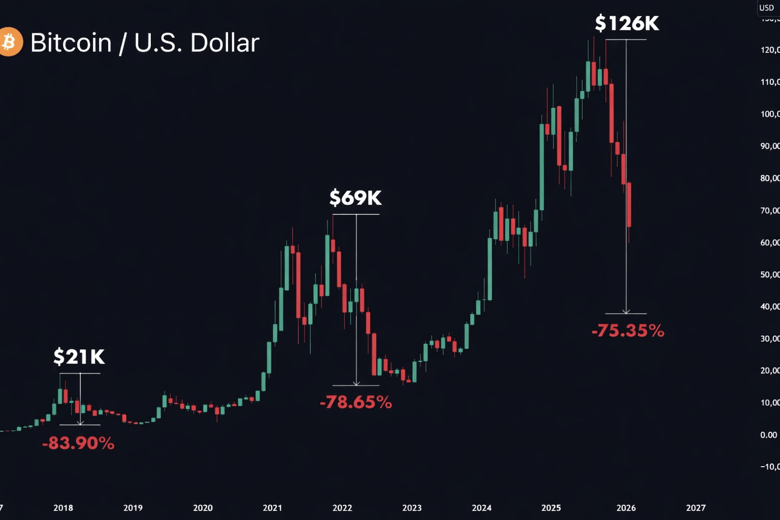 Bitcoin price chart 85% profit
