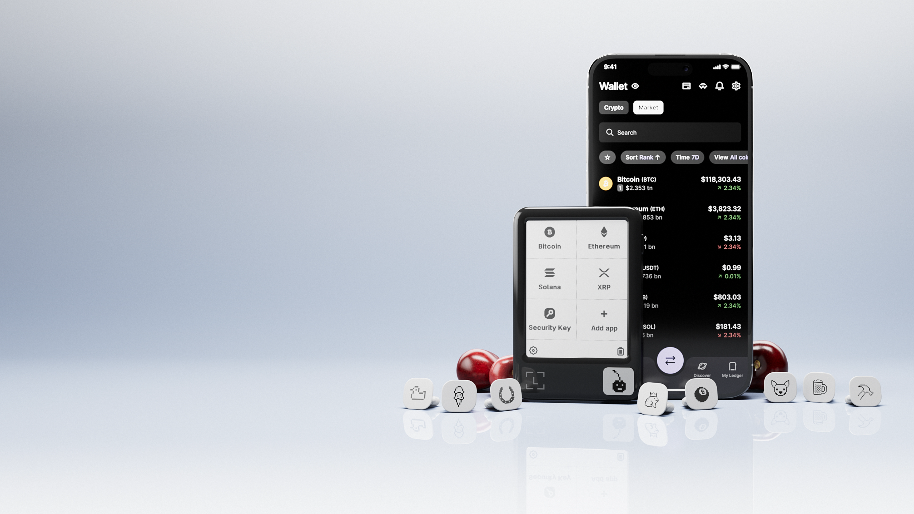Ledger Nano Gen 5 hardware wallet touchscreen