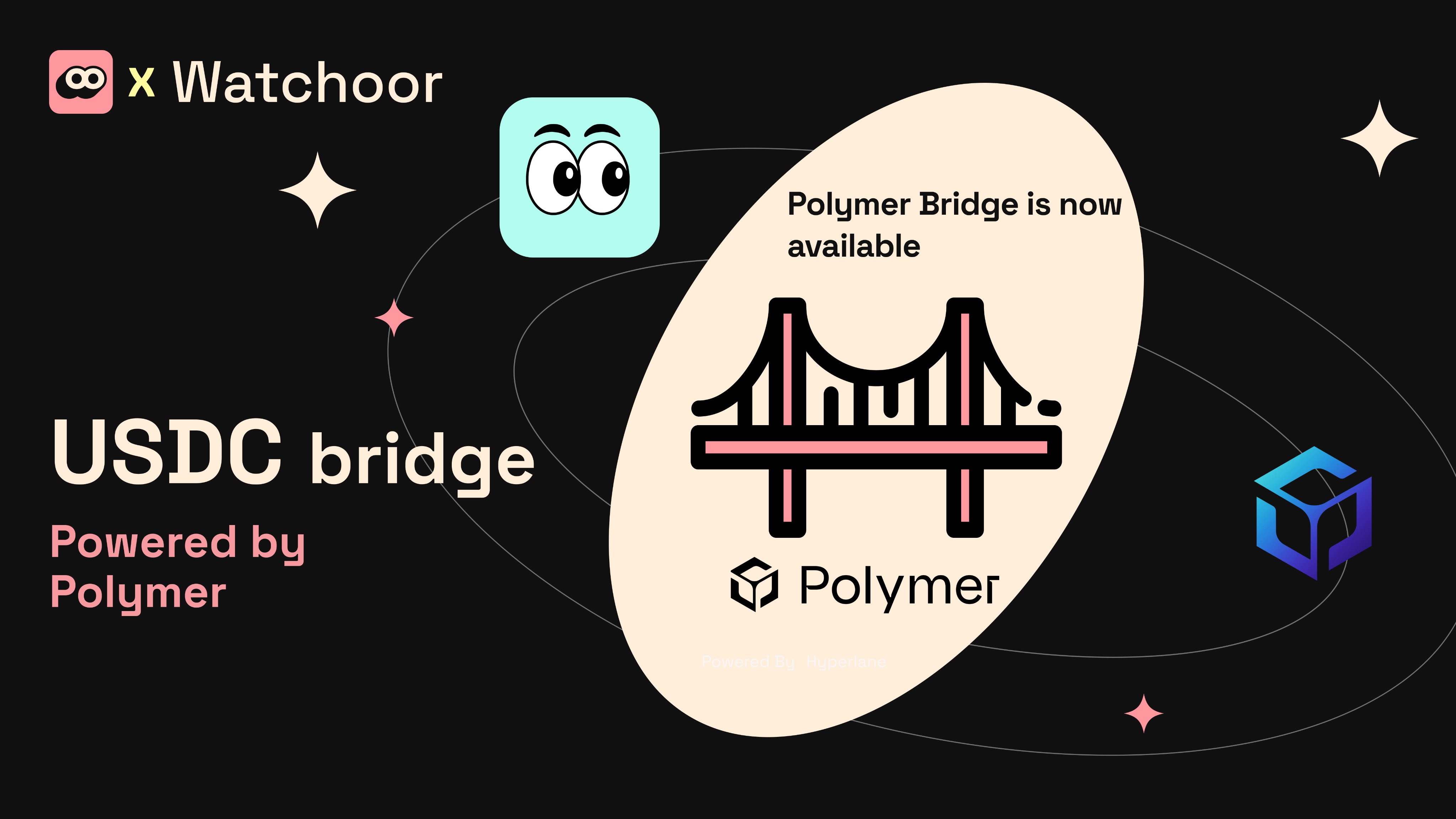 USDC stablecoin and cross-chain bridge illustration