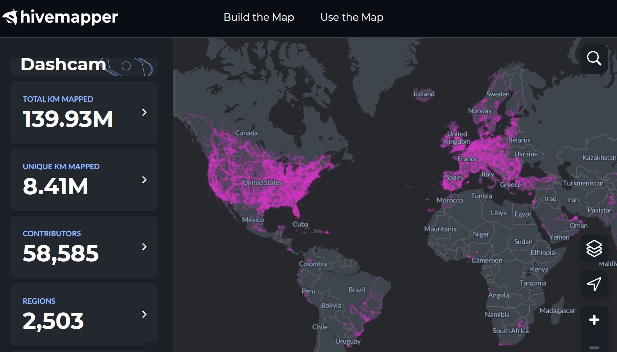 Hivemapper Solana decentralized mapping