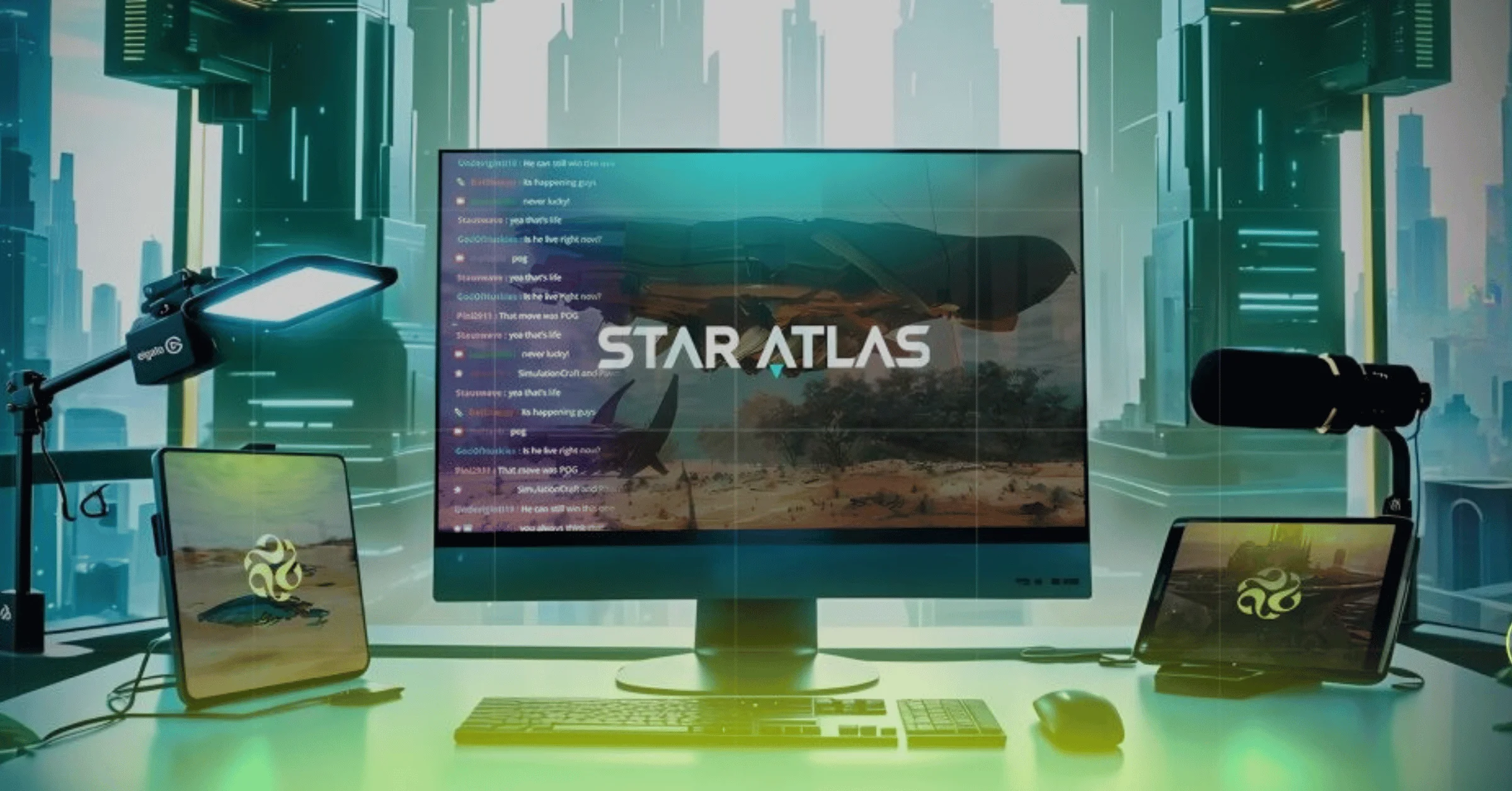 PlayOnShaga Star Atlas Streaming With Shaga campaign