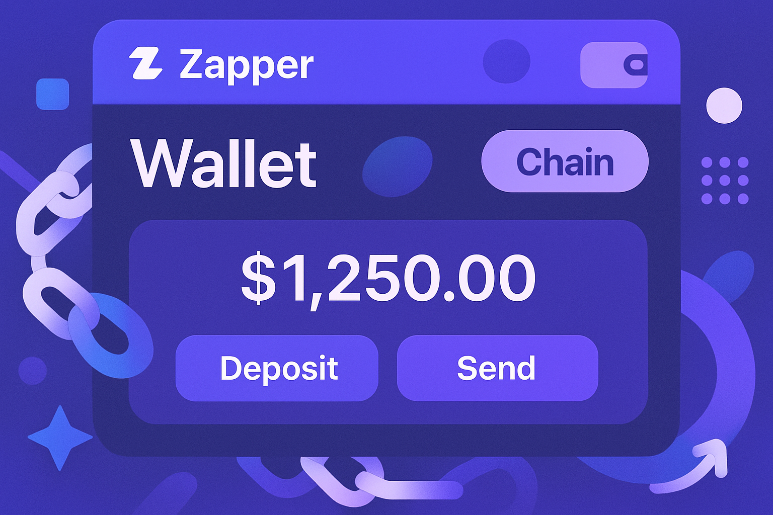 Zapper wallet chain abstraction dApp interface