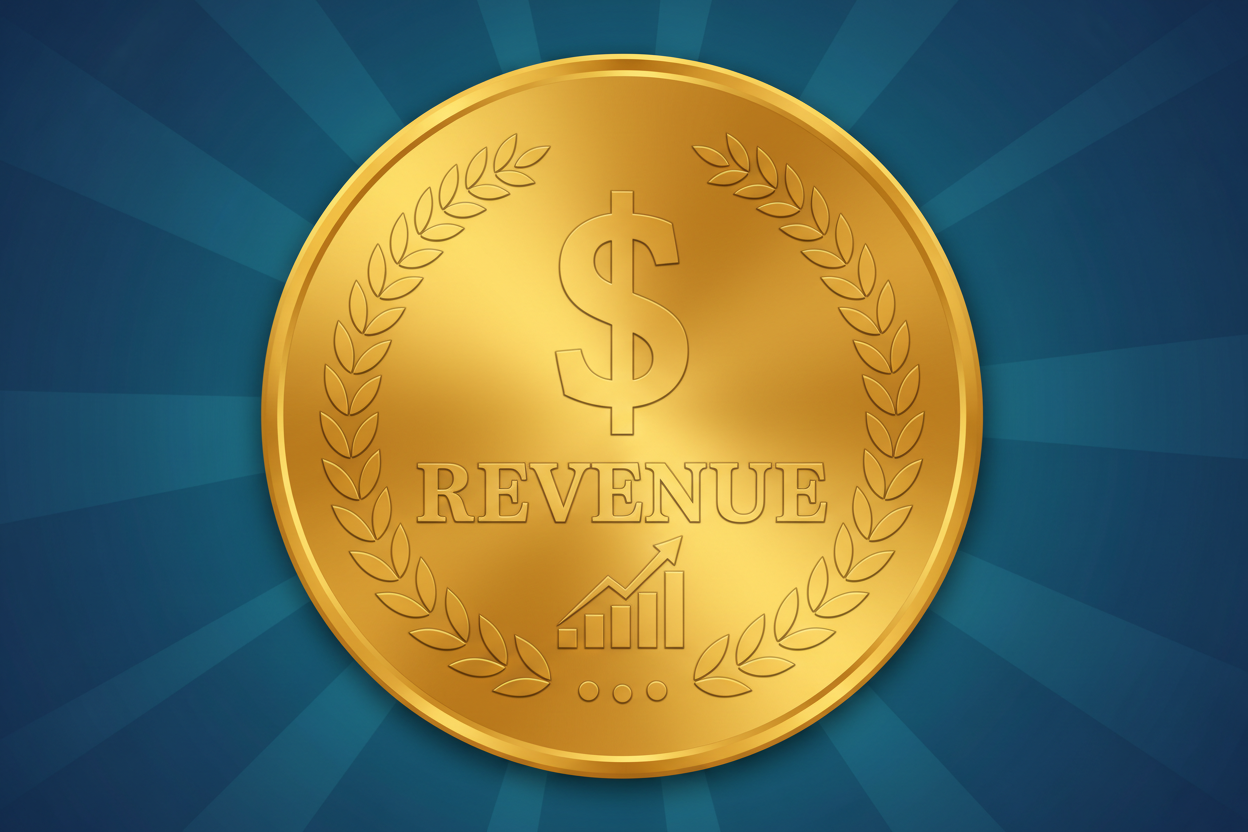 dollar revenue coin icon
