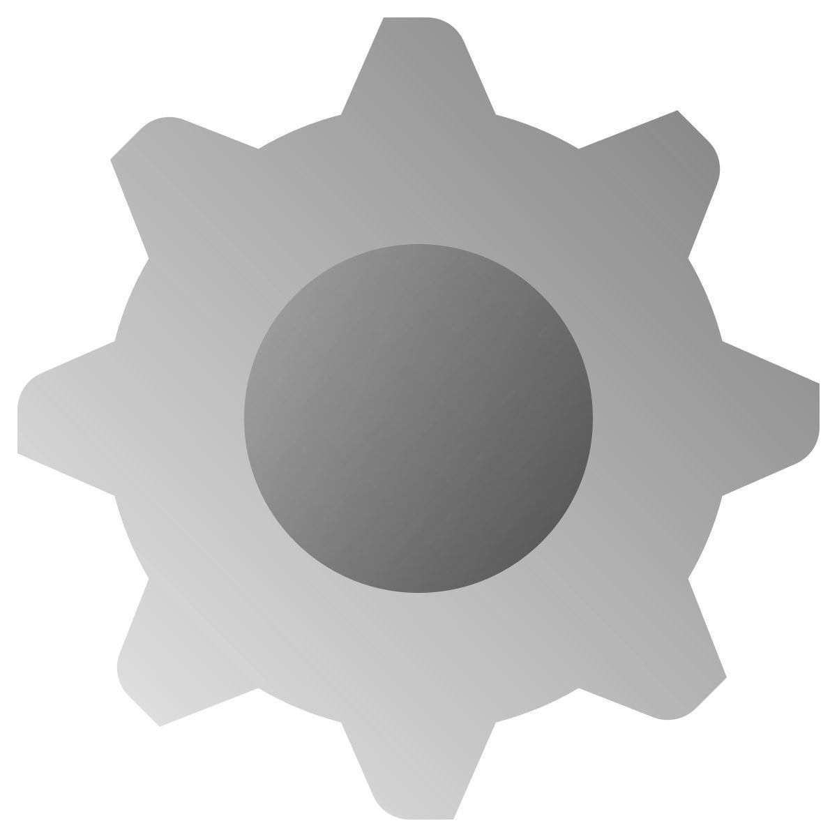 gears customization settings icon