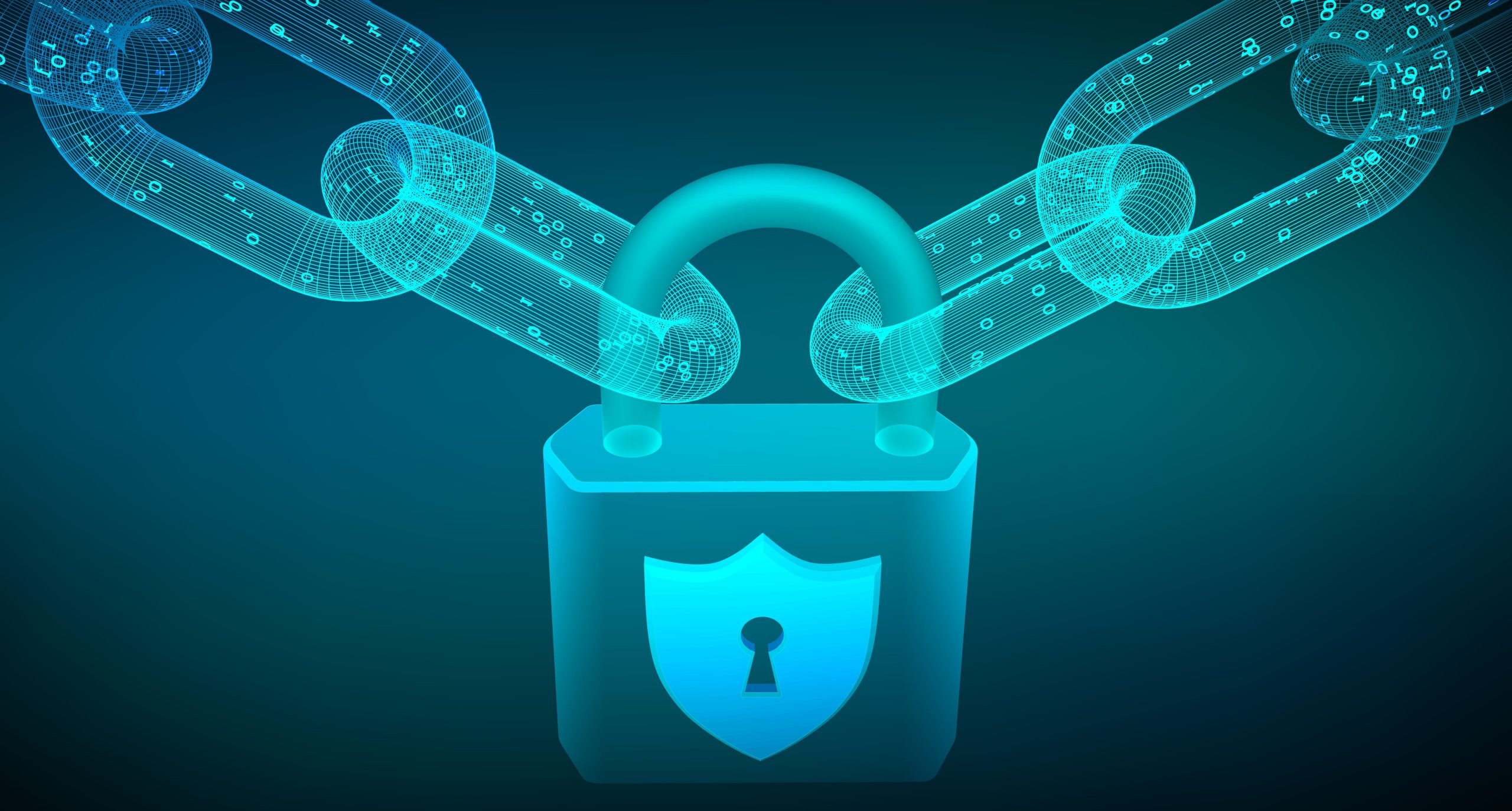 real-time monitoring blockchain security icon