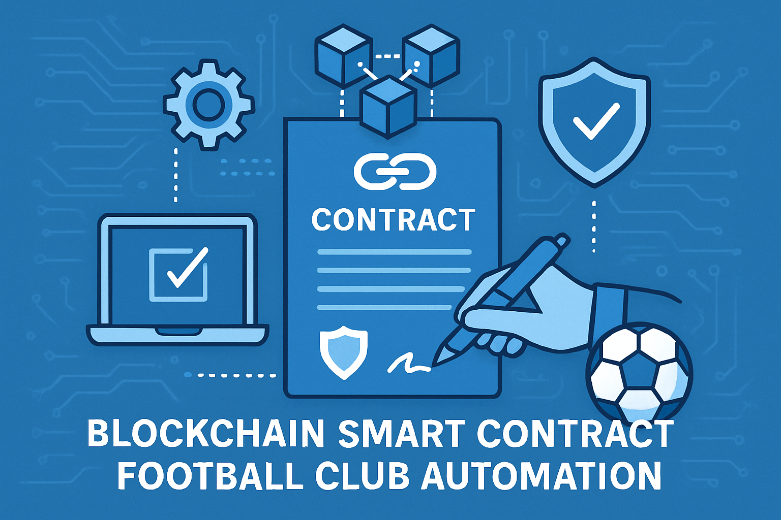 blockchain smart contract football club automation