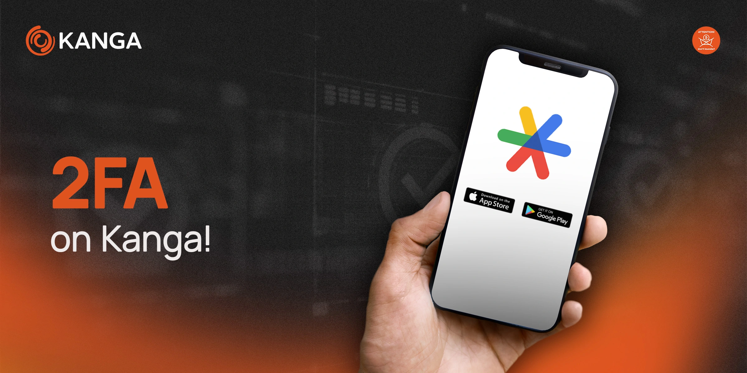 2FA authentication on crypto exchange app
