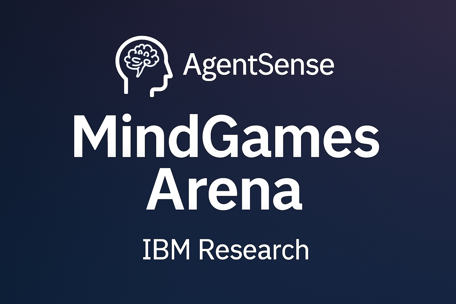 AgentSense IBM Research MindGames Arena