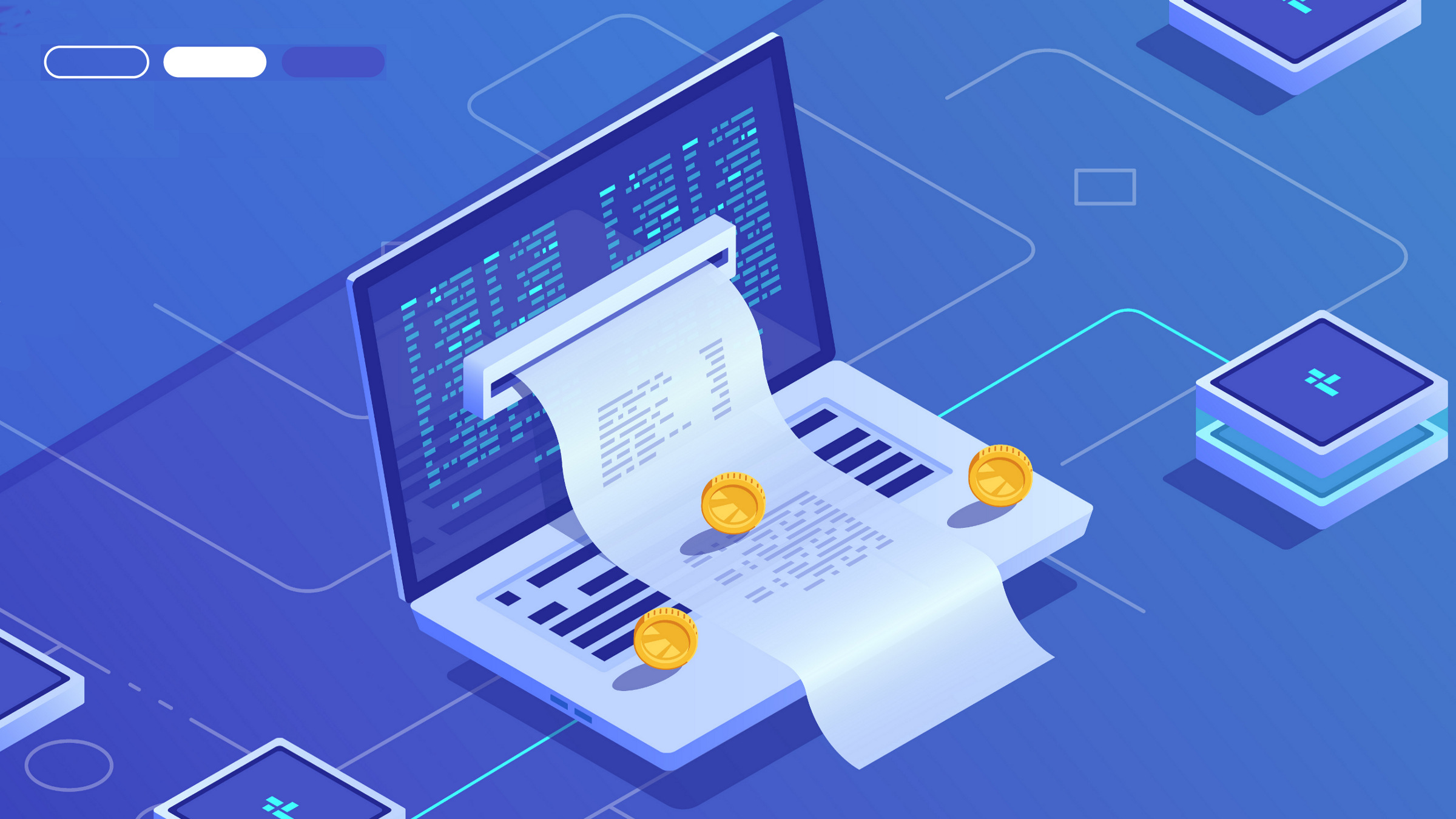 DeFi subscription proration billing illustration