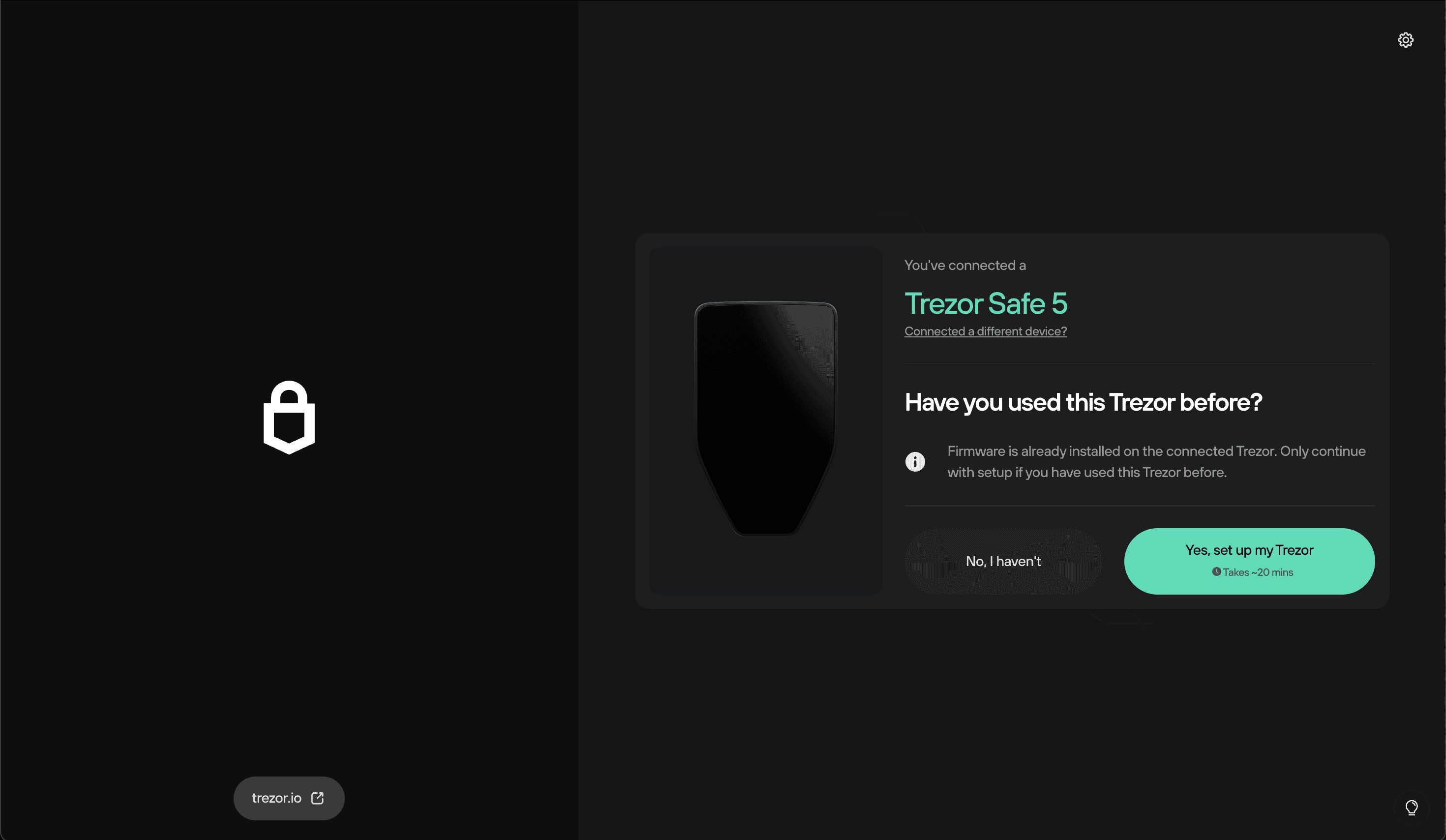 Trezor device swap transaction confirmation