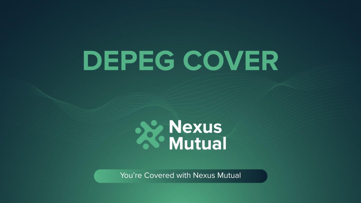 Nexus Mutual depeg cover dashboard