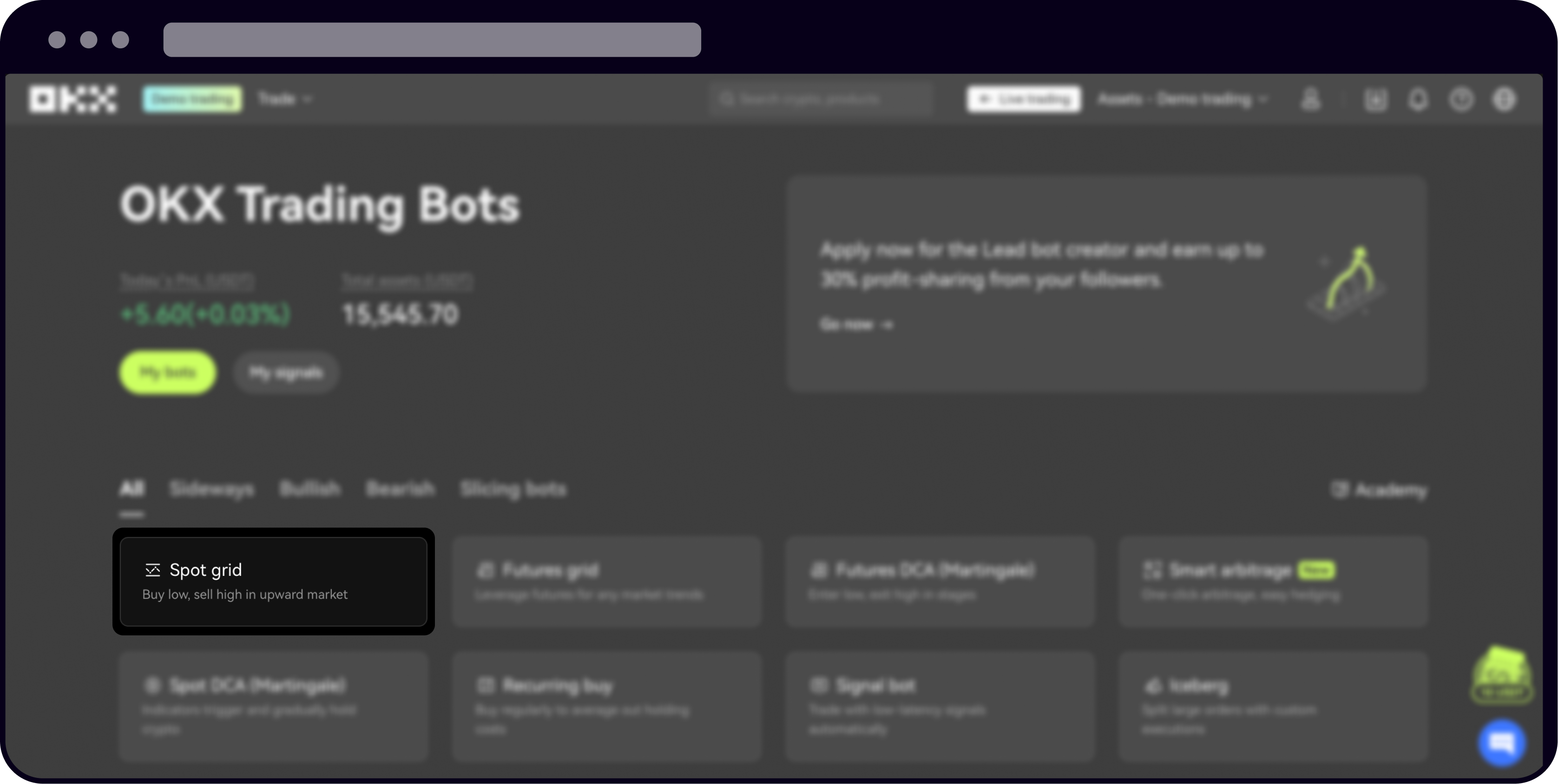OKX recurring buy edit settings