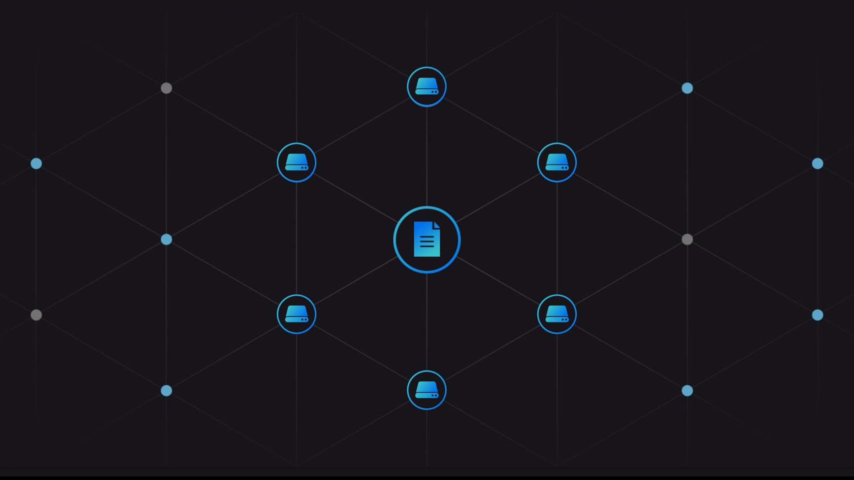 decentralized storage data integrity icon