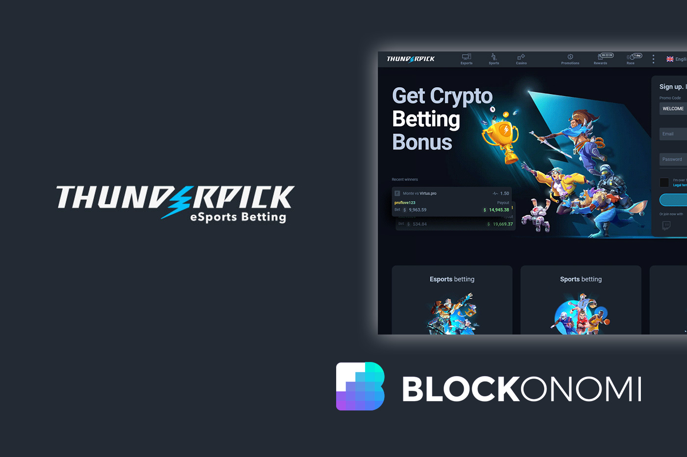 Thunderpick esports betting live stream