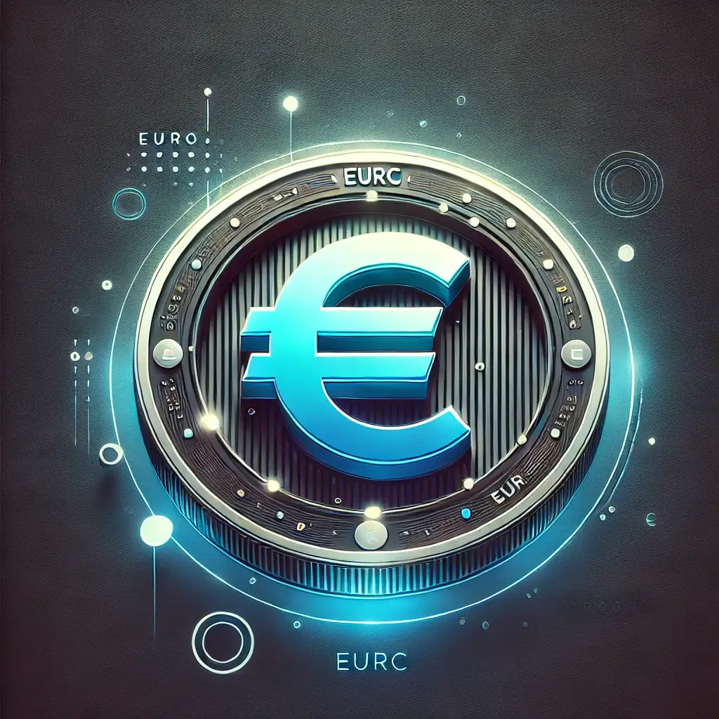 Aave Euro Coin EURC lending interface screenshot