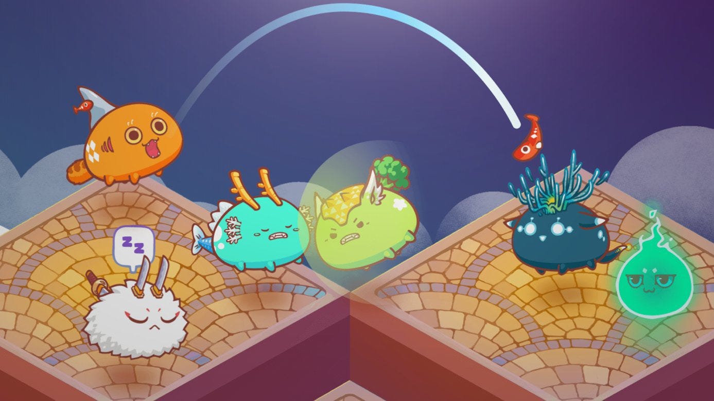 Axie Infinity Origins NFT strategy battle