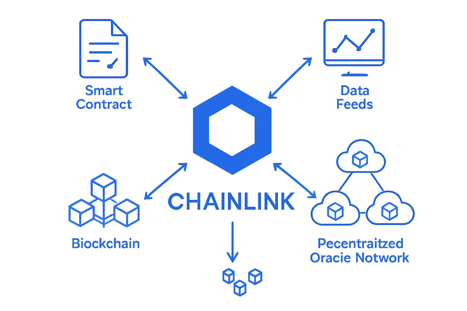 Chainlink decentralized oracle network diagram