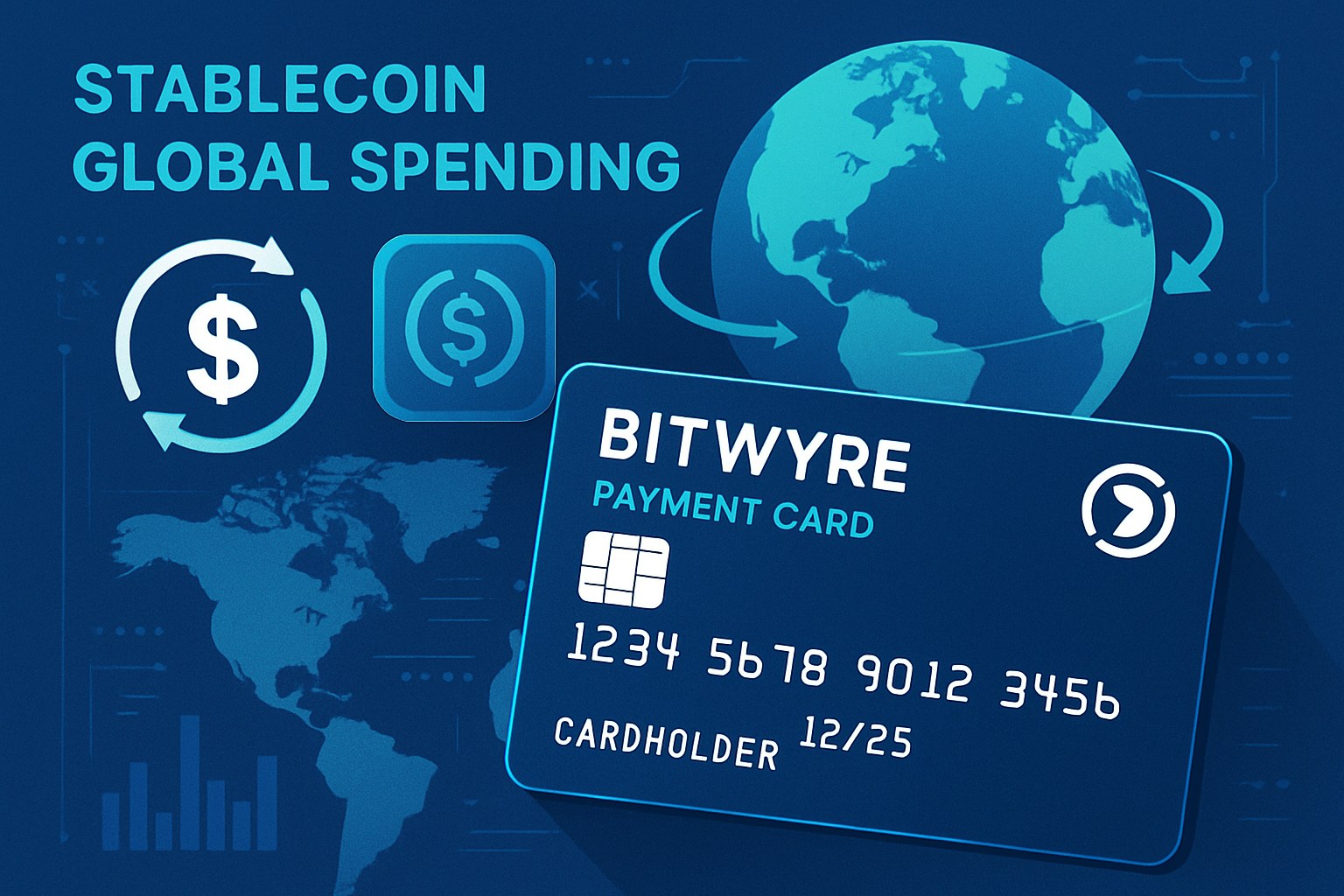Bitwyre Payment Card stablecoin global spending
