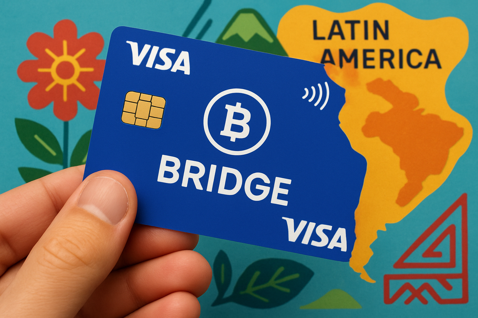 Visa Bridge stablecoin card Latin America