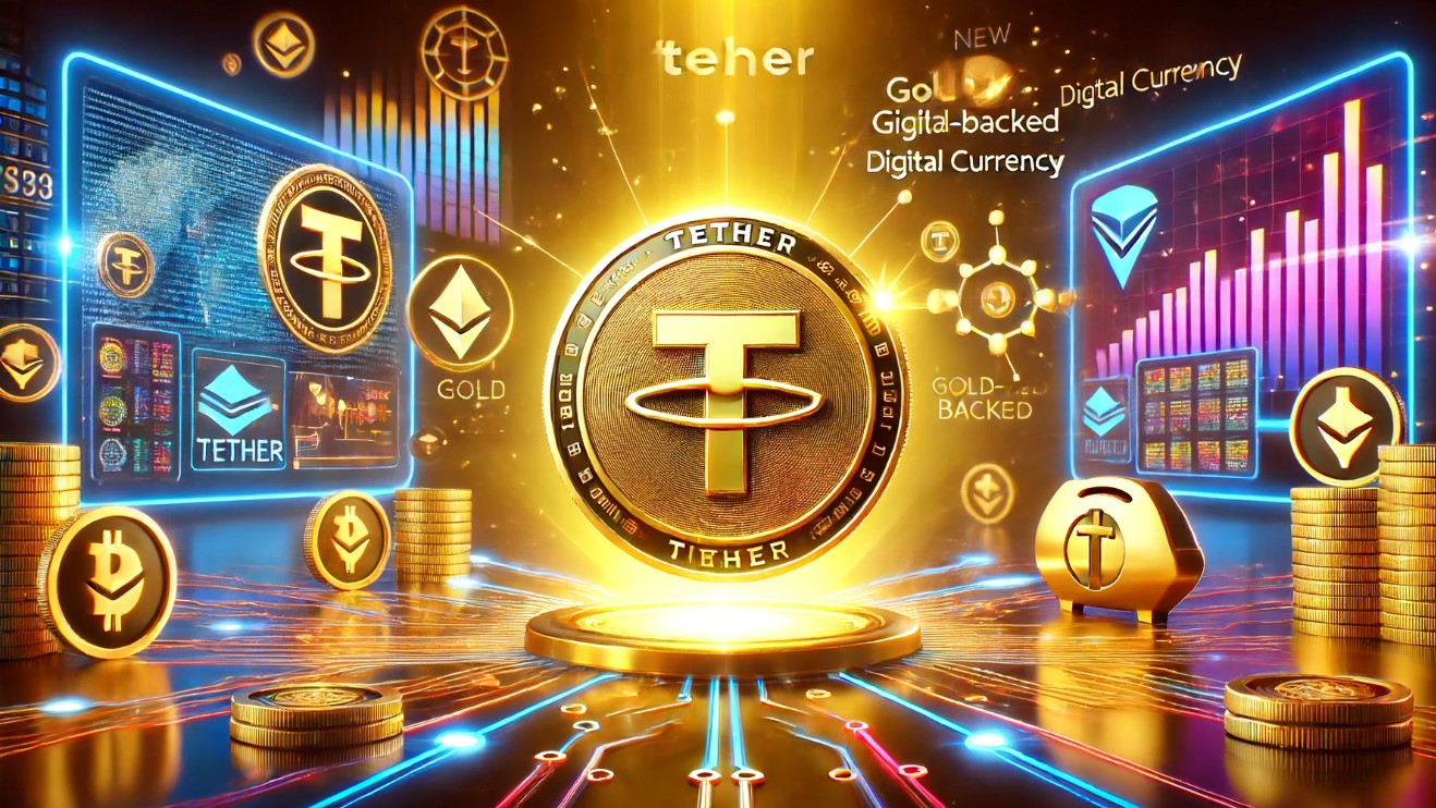 Tether Gold blockchain transparency dashboard