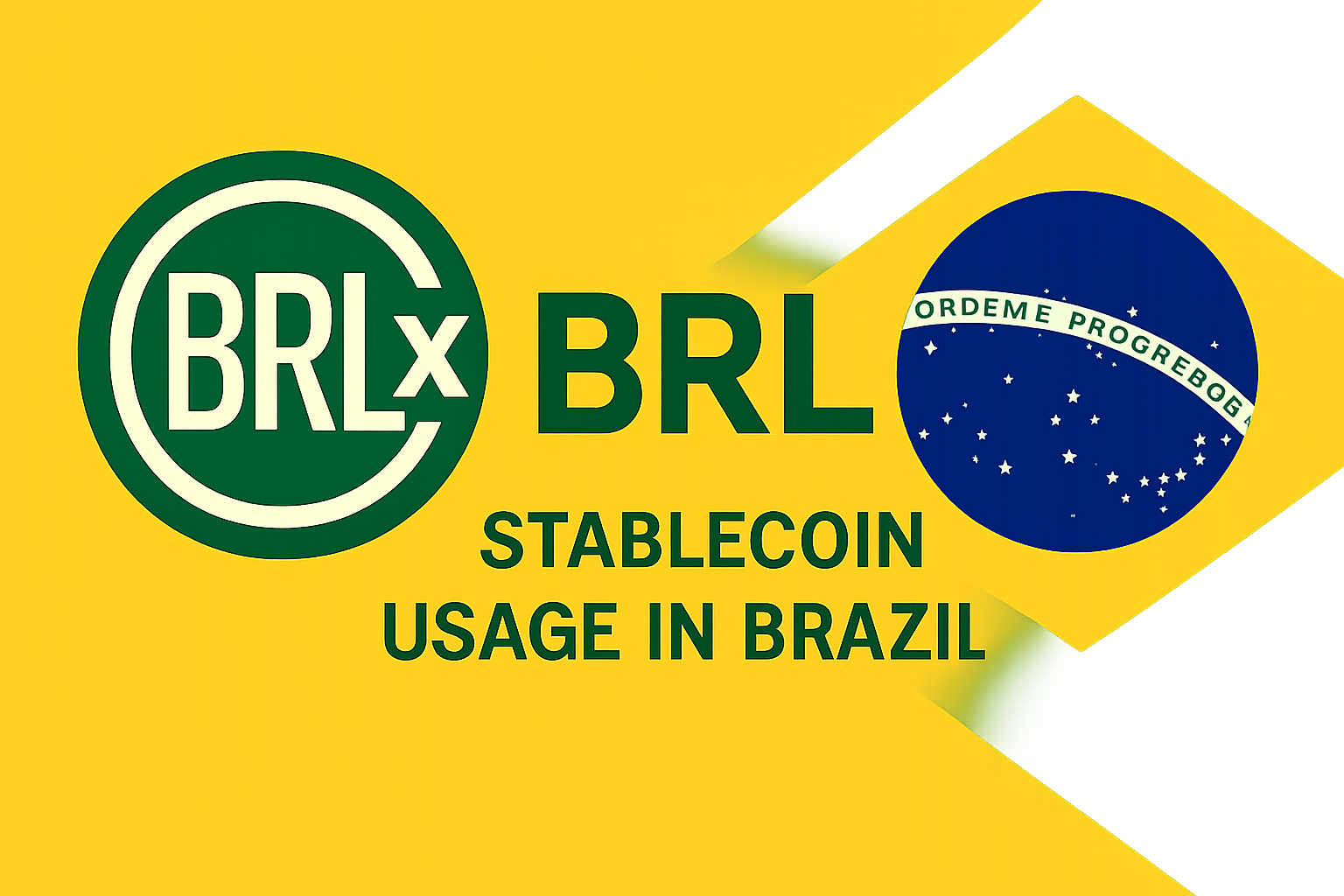 BRLx stablecoin logo and usage in Brazil
