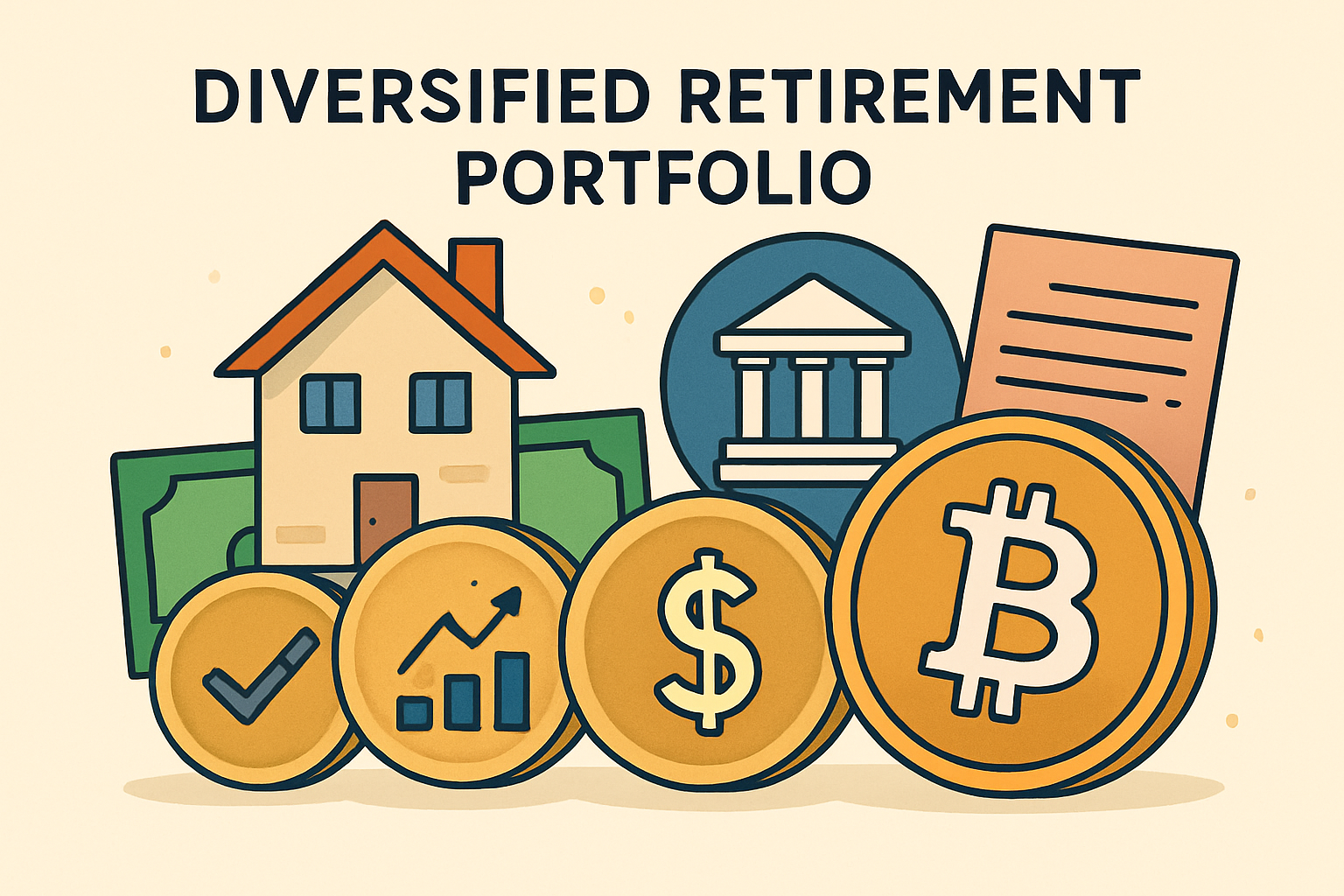 diversified retirement portfolio with crypto
