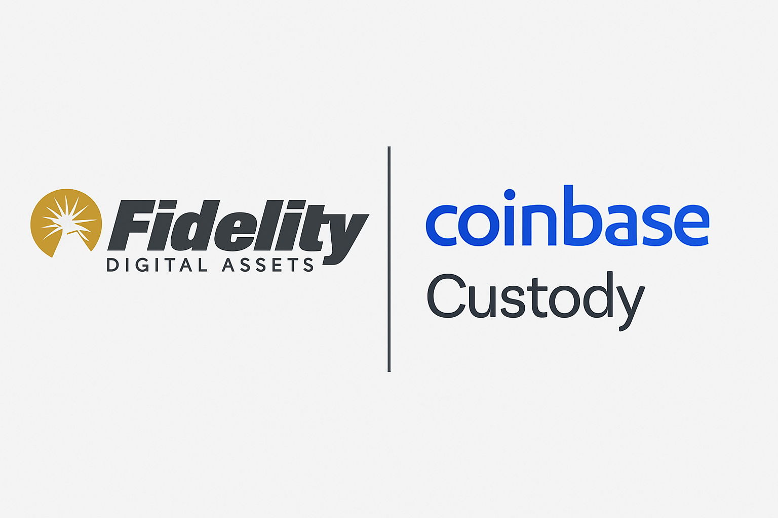 Fidelity Digital Assets and Coinbase Custody