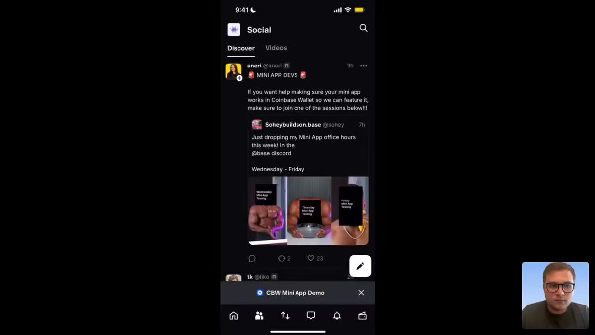 Base App sign up screen