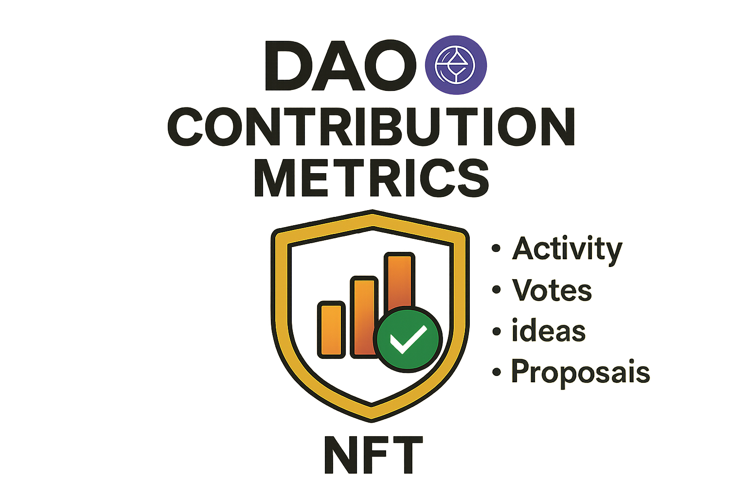 DAO contribution metrics NFT badge criteria
