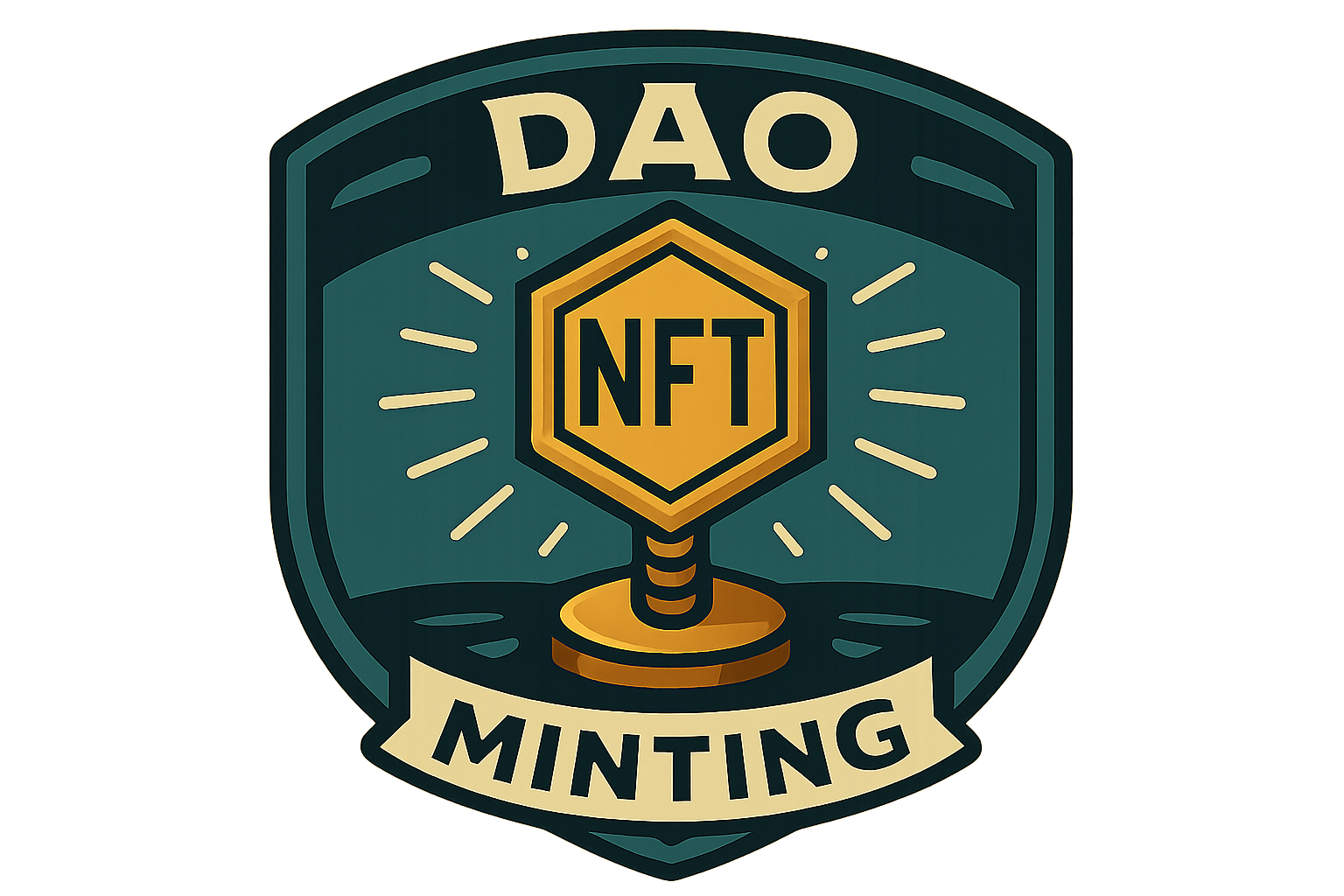 DAO NFT badge artwork design minting