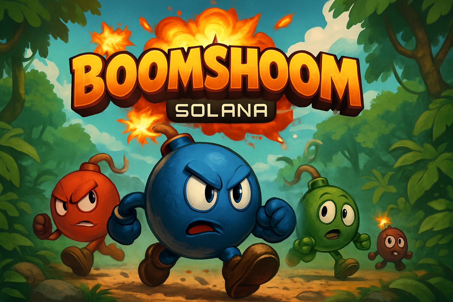 BOOMSHOOM Solana game artwork