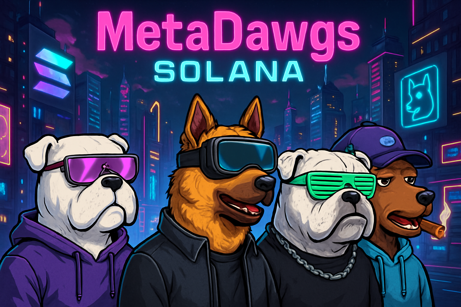MetaDawgs Solana metaverse art