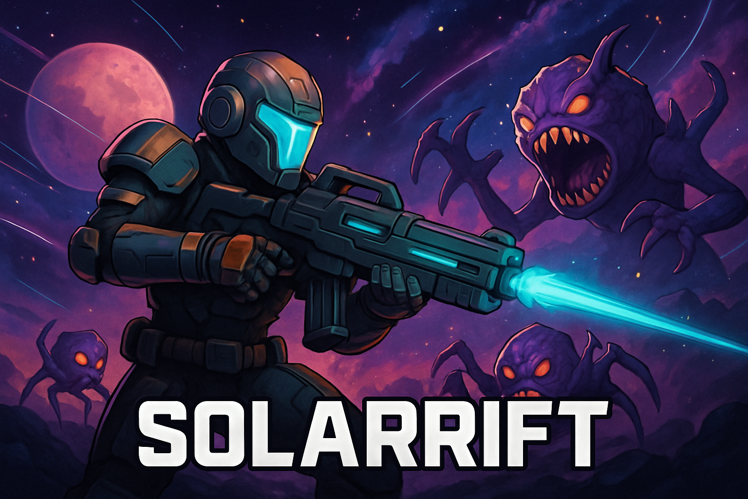 SolaRift Solana shooter artwork