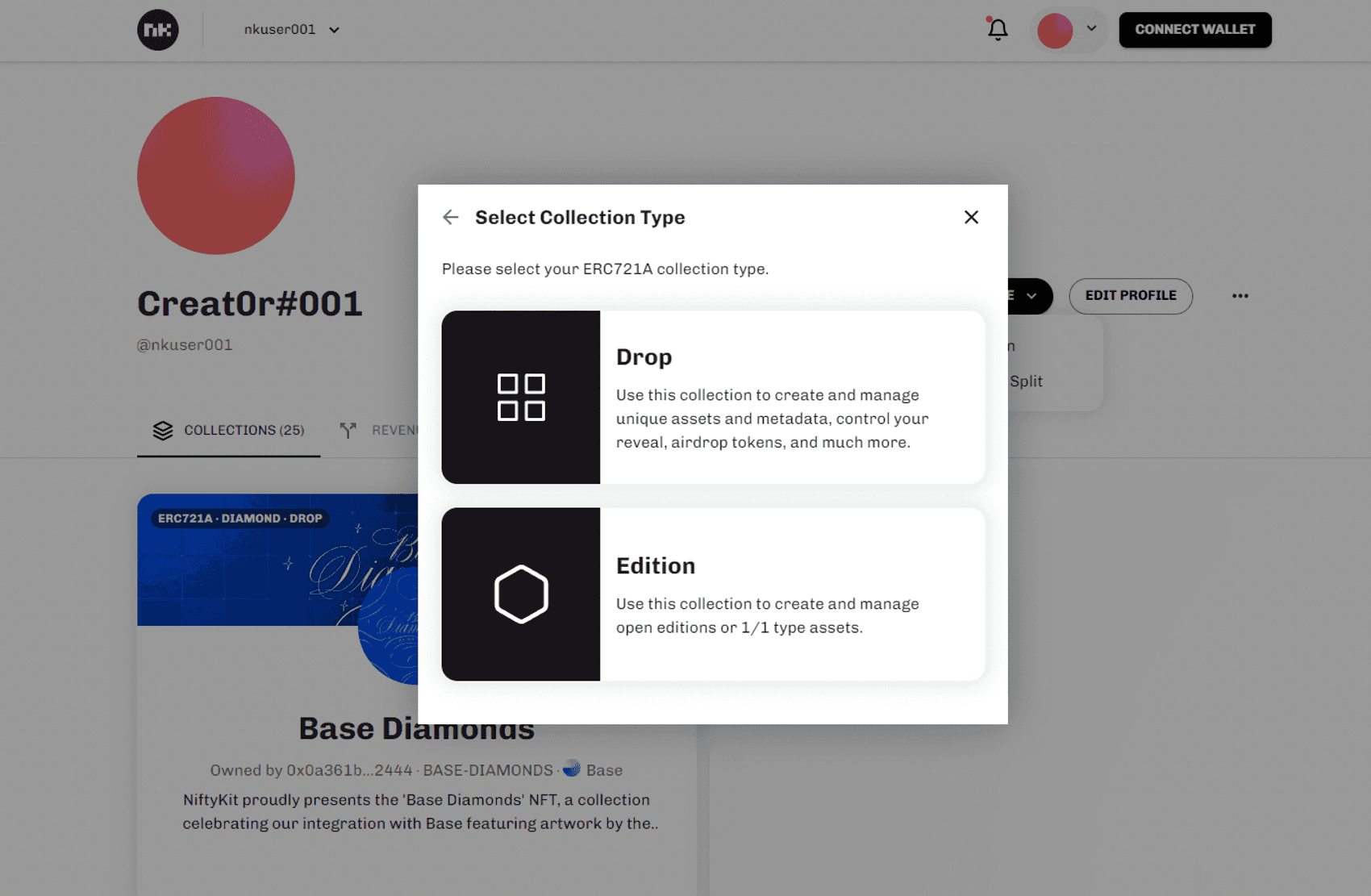 OpenSea NFTs Base network